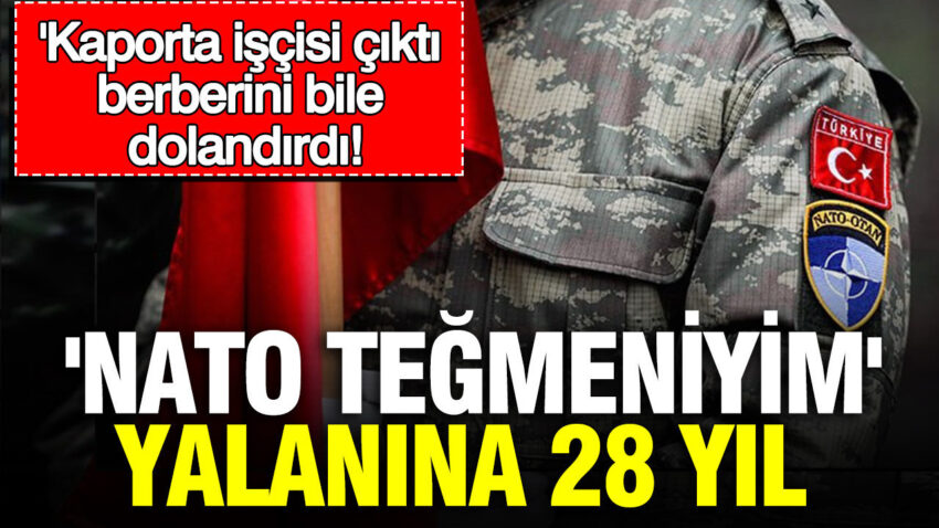Nato tegmeniyim yalanina 28 yil kaporta iscisi cikti berberini bile dolandirdi yOegrGD3